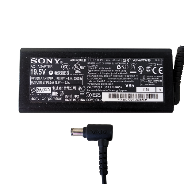 CHARGEUR SONY VAIO CHARGEUR POUR SONY VAIO VGP-AC19V49